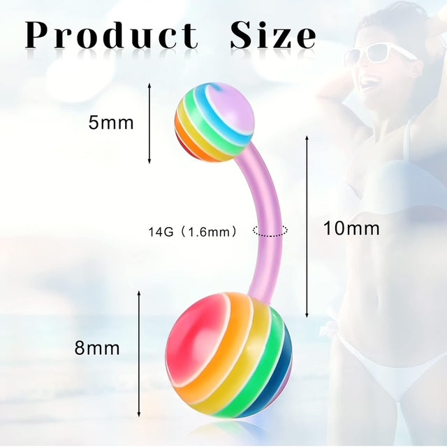 Cute Belly Button Rings (3)for5$