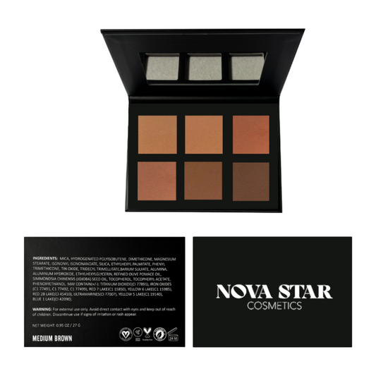 Contour Bronzing Pallet-Medium Brown